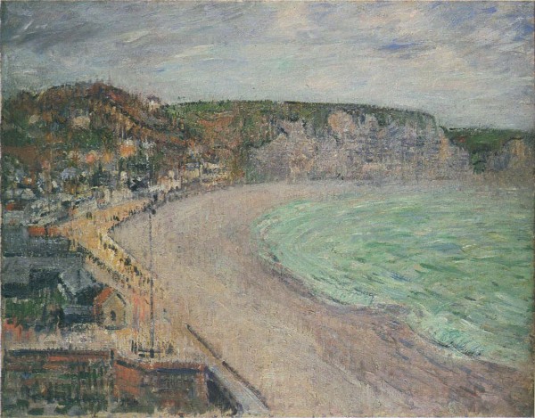 The Beach at Fecamp by Gustave Loiseau